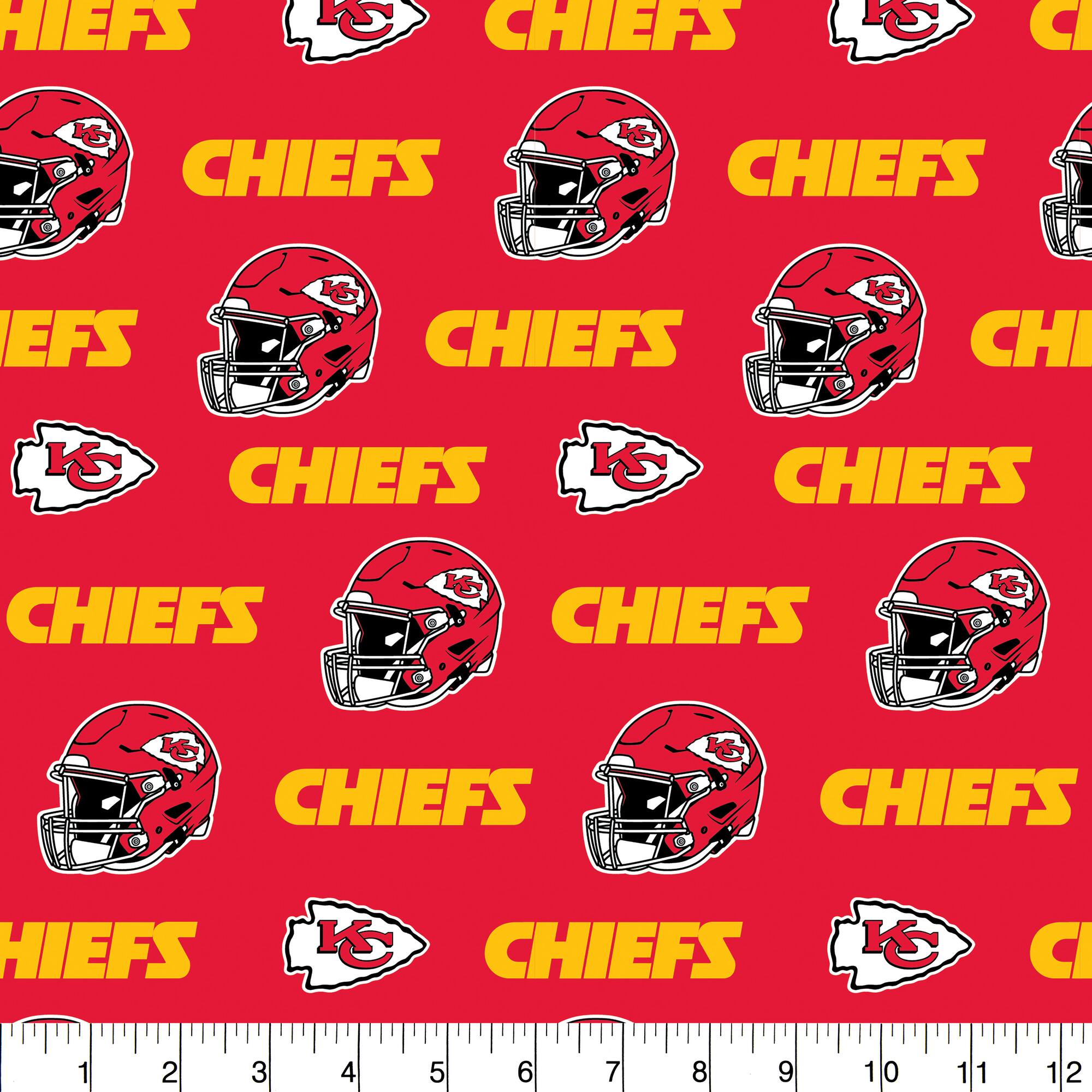 NFL Kansas City Chiefs Cotton Fabric